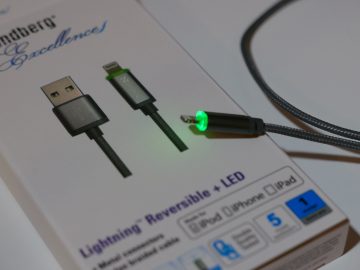Das LED-Ladekabel für den Lightning-Anschluss